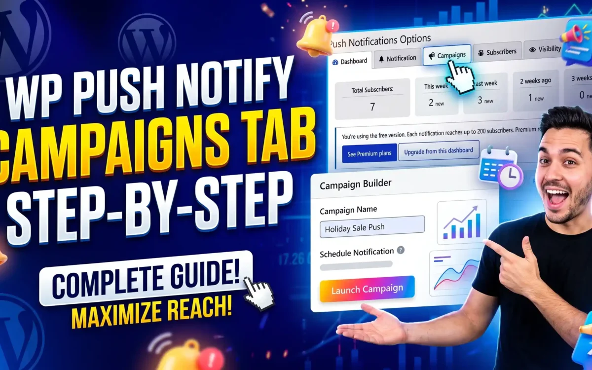 WP Push Notify Campaigns Tab Guide: Track, Schedule and Manage Push Notifications